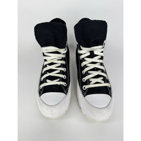 Converse Chuck Taylor All Star Lugged High Top Canvas Womens Sneakers 8.5 Black - Picture 3 of 14